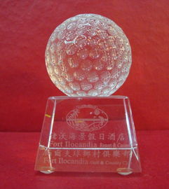 哪里有水晶球摆件礼品厂家 黄水晶球 聚气招财